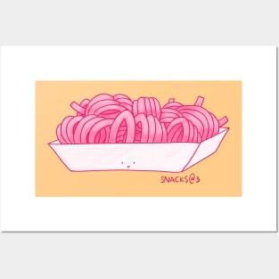 Curly Fries in PINK Posters and Art